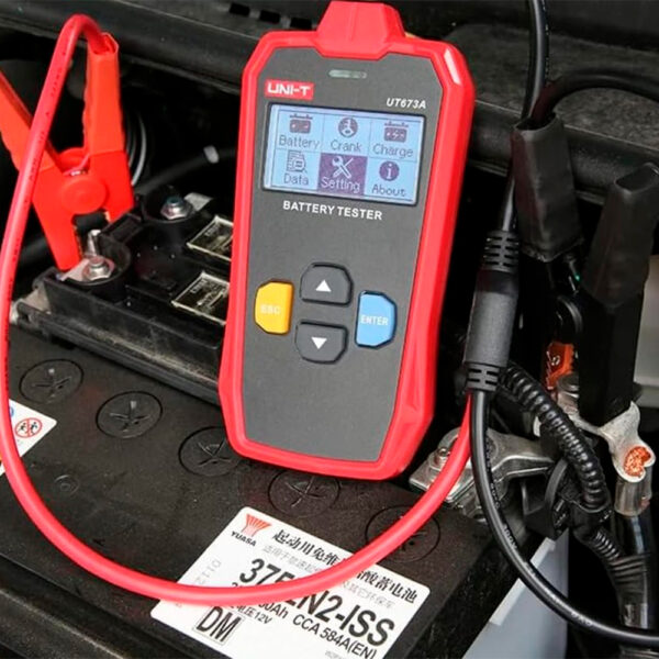 Alquiler de probador de batería UNI-T UT673 rango automático 10.0~9999.9 RPM - Imagen 2