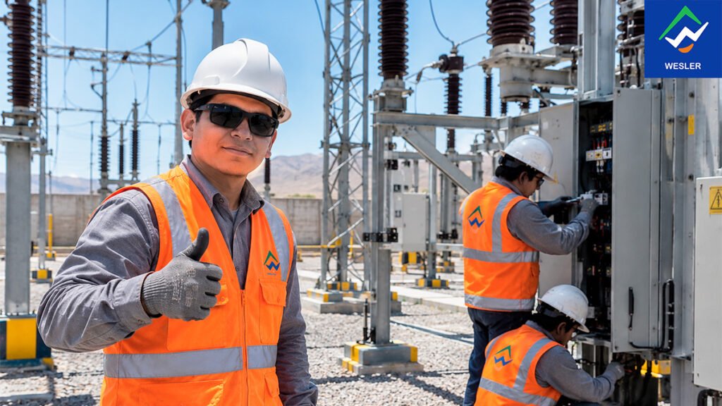 Mantenimiento de subestación eléctrica
