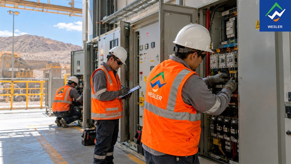 Mantenimiento de tableros eléctricos industriales y revisión de componentes